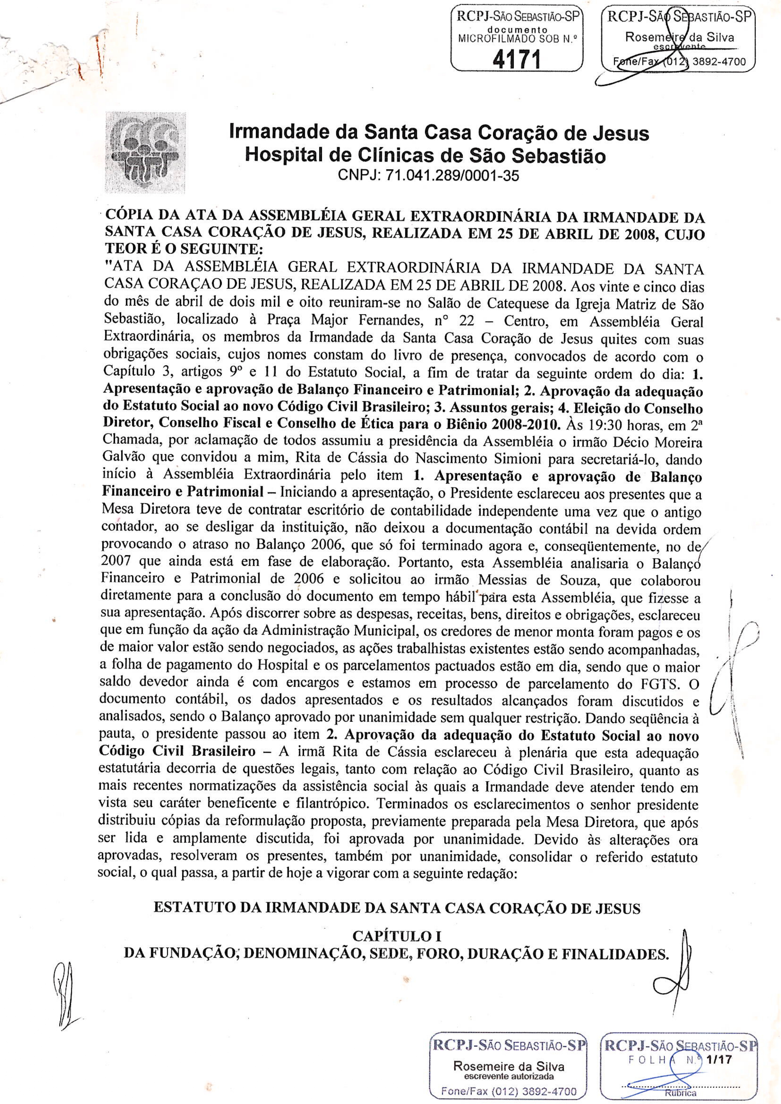 Estatuto da Irmandade